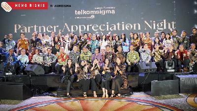 Telkomsigma Partner Appreciation Night di Four-Season Hotel, Jakarta, 16 September 2022.