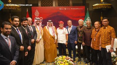 Pertemuan bilateral antara Menteri Perdagangan RI Zulkifli Hasan dan Menteri Perdagangan Arab Saudi Majid bin Abdullah Al-Qasabi, di sela-sela G20 Trade, Investment, and Industry Ministerial Meeting (TIIMM), Rabu, 21 September 2022.