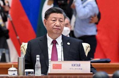 Presiden Cina Xi Jinping di Samarkand, Uzbekistan, 16 September 2022. Sultan Dosaliev/Kyrgyz Presidential Press Service