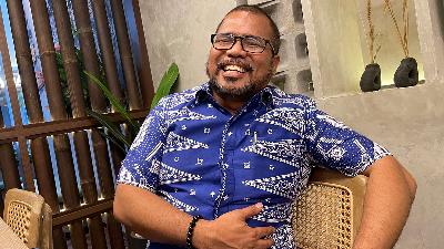 Papua Governor Lukas Enembe’s spokesperson Muhammad Rifai Darus.
Tempo/Linda Trianita
