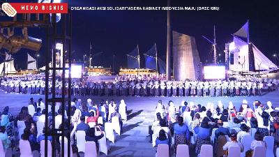 "Konser Suara 1000 Sasando" yang bertajuk "Magical Sound of Sasando for The World" di Waterfront City Labuan Bajo, 28 September 2022.