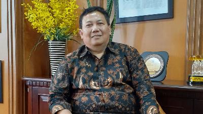 Direktur Jenderal Perhutanan Sosial dan Kemitraan Lingkungan Kementerian Lingkungan Hidup dan Kehutanan Bambang Supriyanto. TEMPO/Magang/Rahma Dwi Safitri
