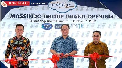 Pembukaan pabrik ke-20 dan pusat distribusi Massindo Group di Palembang pada 5 Oktober 2022.