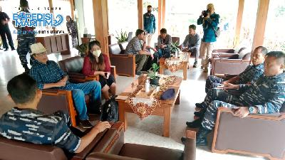 Kunjungan Tim Ekspedisi Maritim TNI AL & Tempo ke kota Yogyakarta.