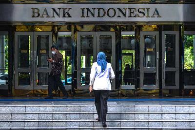 Kantor Bank Indonesia di Jakarta, 31 Mei 2022.  Tempo/Tony HartawanT
