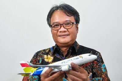 Direktur Utama Pelita Air Dendy Kurniawan, 7 Juli 2022. Tempo/Tony Hartawan