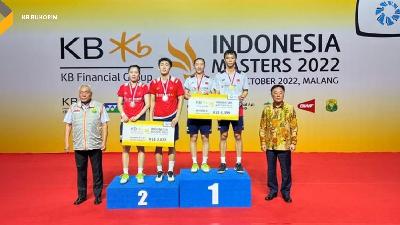 Para juara KB Bukopin Indonesia Masters 2022.