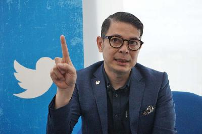 Dwi Adriansah, Country Industry Head Twitter Indonesia. TEMPO/Magang/Muhammad Ilham Balindra