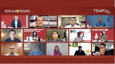 Webinar Satukan Tekad, Wujudkan Indonesia Emas 2045 untuk memperingati Hari Sumpah Pemuda, Kamis, 27 Oktober 2022.