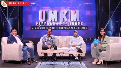 Talkshow bertajuk “UMKM Performance Index” di Studio RRI Jakarta Pusat, Kamis, 3 November 2022.