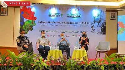Konferensi pers pameran Plastics & Rubber Indonesia ke-33 pada 16-19 November 2022, dan Manufacturing Indonesia ke-31 pada 30 November - 3 Desember 2022.