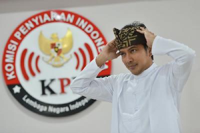 Ketua Komisi Penyiaran Indonesia (KPI) Agung Suprio di kantor KPI Pusat, Jakarta, 11 November 2022. TEMPO/ Febri Angga Palguna