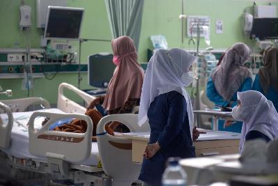 Ruang perawatan pasien anak penderita gagal ginjal akut di Pediatrik Intensive Care Unit (PICU) Rumah Sakit Umum Daerah Zainal Abidin, Banda Aceh, Aceh, 21 Oktober 2022. ANTARA/Ampelsaa