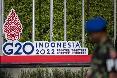 Pengamanan KTT G20 Indonesia di Nusa Dua, Badung, Bali, 12 November 2022. ANTARA/Media Center G20 Indonesia/M Agung Rajasa