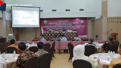 Sosialisasi Peraturan Menteri Dalam Negeri Nomor 84 Tahun 2022 Tentang Pedoman Penyusunan Anggaran Pendapatan Dan Belanja Daerah Tahun Anggaran 2022, Aceh, 27 Oktober 2022.