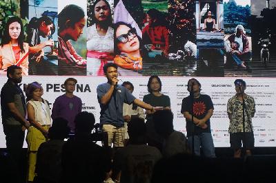 Pembukaan Jogja NETPAC Asian Film Festival (JAFF) di bioskop Empire XXI, Yogyakarta , 26 November 2022. TEMPO/Shinta Maharani
