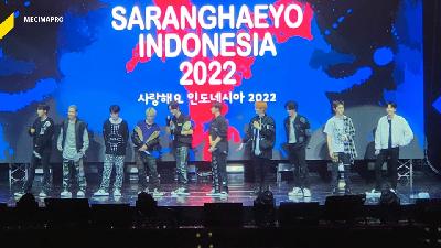 Konser Sarangheyo Indonesia 2022, Sabtu, 10 Desember 2022.