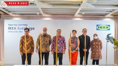 Pembukaan toko IKEA pertama di Surabaya pada Kamis, 15 Desember 2022.