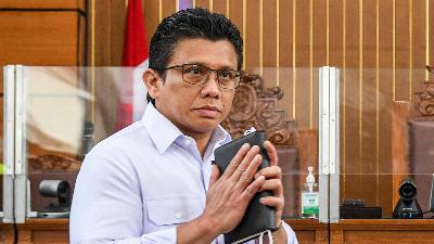 Defendant Ferdy Sambo during the trial at the South Jakarta District Court, Jakarta, December 13.
Antara/Galih Pradipta
