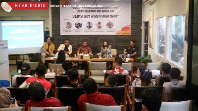 Grand launching & Rilis Survei Nasional Aksara Research and Consulting "Pemilu 2024 di Mata Anak Muda".