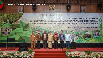 International Workshop on Protection and Management of Peatland Ecosystem: Sharing Experiences and Lesson Learnt from Indonesia, Riau, 13-15 Desember 2022.