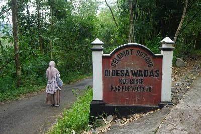 Suasana Desa Wadas setelah penangkapan warga yang menolak rencana penambangan batu andesit dan pembangunan Bendungan Bener di Purworejo, Jawa Tengah, 9 Februari 2022. TEMPO/Shinta Maharani