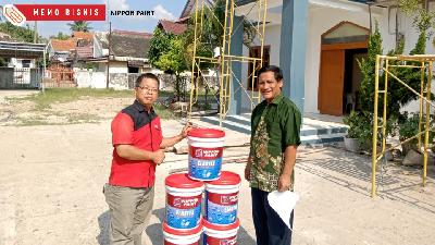 Donasi cat dari Nippon Paint untuk merevitalisasi gereja-gereja di beberapa daerah.