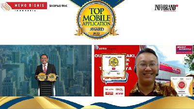 Shop&Drive menyabet penghargaan Top Mobile Application Award dari infobrand.id.