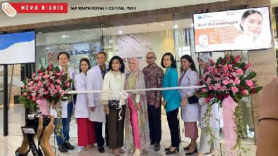Peluncuran Mandaya Skin, Esthetic & Laser Center klinik kulit dan kecantikan dibawah naungan rumah sakit Mandaya Royal Hospital Puri, Sabtu, 14 Januari 2023.