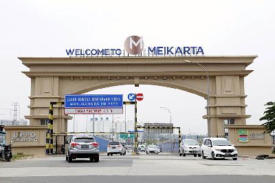 Gerbang Meikarta, Cikarang, Kabupaten Bekasi, Jawa Barat, 2018. TEMPO/M. Taufan Rengganis