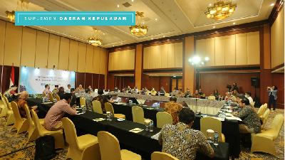 Focus Group Discussion Memantapkan Arah RUU Daerah Kepulauan di Jakarta, Selasa, 31 Januari 2023.
