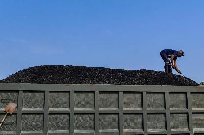 Aktivitas bongkar muat batu bara di Pelabuhan Karya Citra Nusantara (KCN) Marunda, Jakarta. TEMPO/Tony Hartawan