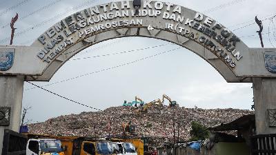 Area Tempat Pemrosesan Akhir Cipayung, Depok, Jawa Barat, 7 Januari 2022/Tempo/Ridho Fadilla