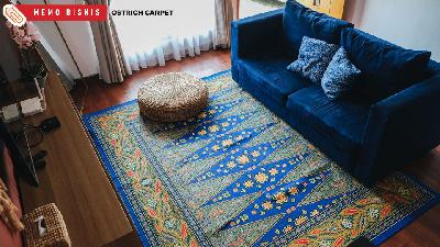 Ilustrasi karpet dari Ostrich Carpet.
