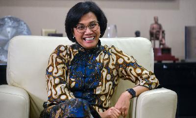 Finance Minister Sri Mulyani Indrawati during an interview with Tempo at her office in Jakarta, March 3. 
Tempo/Tony Hartawan
