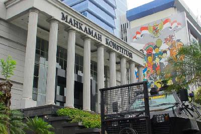 Gedung Mahkamah Konstitusi di Jakarta, 2 Februari 2023. Tempo/Magang/Muhammad Fahrur Rozi