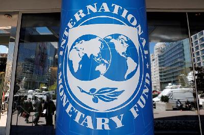 Kantor pusat International Monetary Fund di Washington, Amerika Serikat, 2018. REUTERS/Yuri Gripas