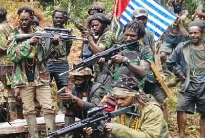 Tentara Pembebasan Nasional Papua Barat-Organisasi Papua Merdeka atau TPNPB-OPM. TPNPB via REUTERS
