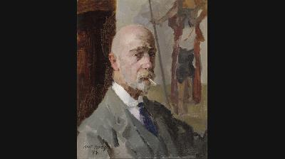 Lukisan self portrait Isaac Israëls, pada 1919. Wikipedia