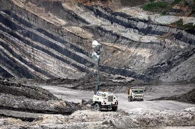 Ilustrasi aktivitas tambang batu Bara di Kalimantan Selatan. Dokumentasi TEMPO/STR/Dhemas Reviyanto Atmodjo
