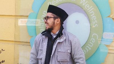 Amar Alfikar di acara Queer Muslim convening di Nepal, 2018. Dok. Pribadi