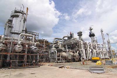 Area kilang PT Badak LNG (Liquid Natural Gas) di Bontang, Kalimantan Timur. Dok Tempo/Dhemas Reviyanto Atmodjo