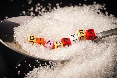 Ilustrasi gula diabetes. Shutterstock
