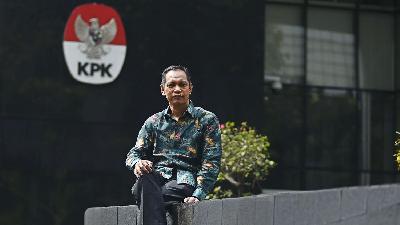 Wakil Ketua KPK, Nurul Gufron, di gedung Komisi Pemberantasan Korupsi, Jakarta,  7 Juni 2023/Tempo/Imam Sukamto