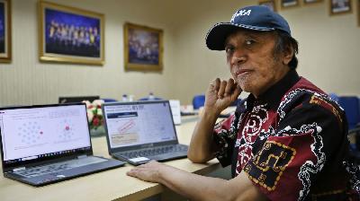 Ahli Artificial Intelligence (AI) Prof. Dr. Ir. Mauridhi Hery Purnomo, M.Eng. di Jakarta, 14 Juni 2023/TEMPO/Subekti.