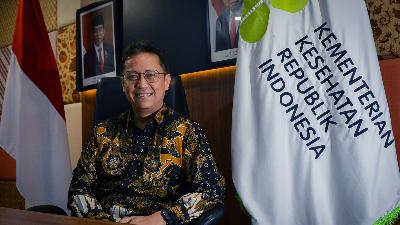 Menteri Kesehatan Republik Indonesia, Budi Gunadi Sadikin, di Jakarta, 23 Juni 2023. Tempo/ Febri Angga Palguna