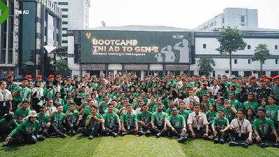 Jenderal TNI Dudung Abdurachman berharap peserta bootcamp menularkan semangat kebangsaan.