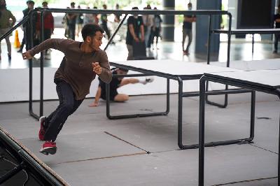 Pemain TAGnRUN dalam kompetisi TAGnRUN di Cilandak Town Square, Jakarta, 2023. Dok. Indo Chase Tags (ICT)
