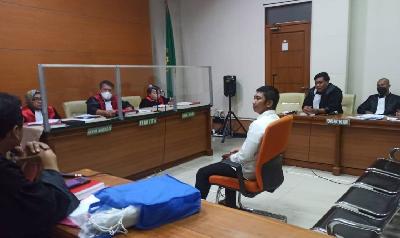 Sidang Wahyu Dwi Nugroho di Pengadilan Negeri Jakarta Selatan, 18 Juli 2023. Dok. SAFFEnet