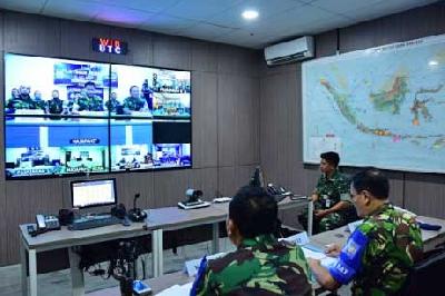 TNI AU menggelar Latihan Perang Elektronika (Pernika) dan Cyber Defense 2018. Dok. TNI AU